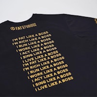 a black t - shirt that says i like a boss and i am a boss